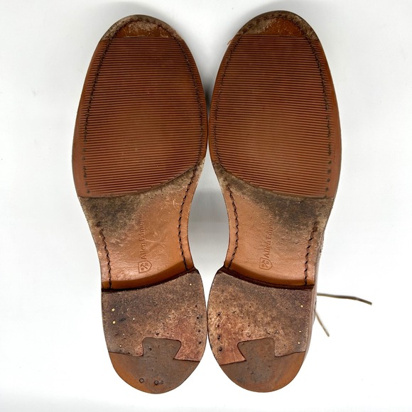 Allen Edmonds Bainbridge Cap Toe Oxford Brown Leather Mens Dress Shoes 8 D‎ 8176